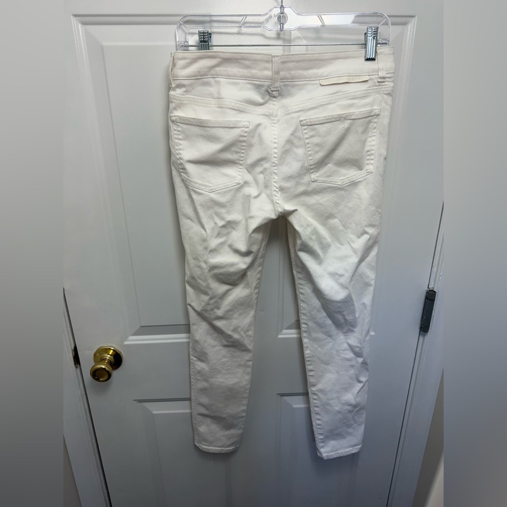 Stella McCartney White Cigarette Skinny Leg Jeans Size 27 Designer Indie Sleaze - Picture 7 of 10
